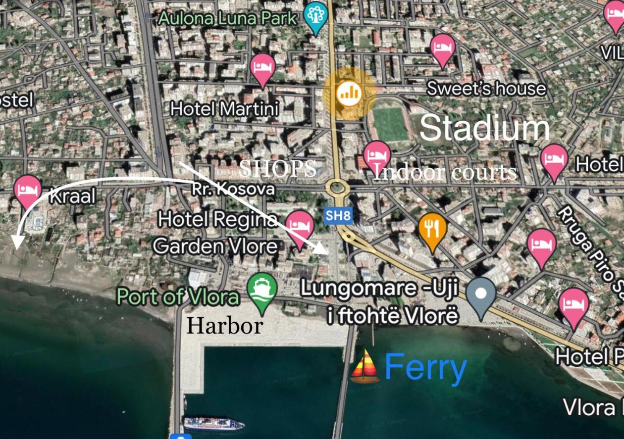 Lovely Place. Close To Beach & Boulevard Vlore Ngoại thất bức ảnh